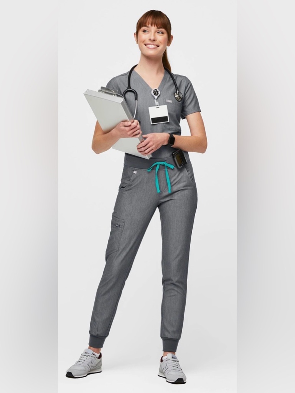 Zamora Jogger Scrub Pants Technical Collection - Graphite XXS/P